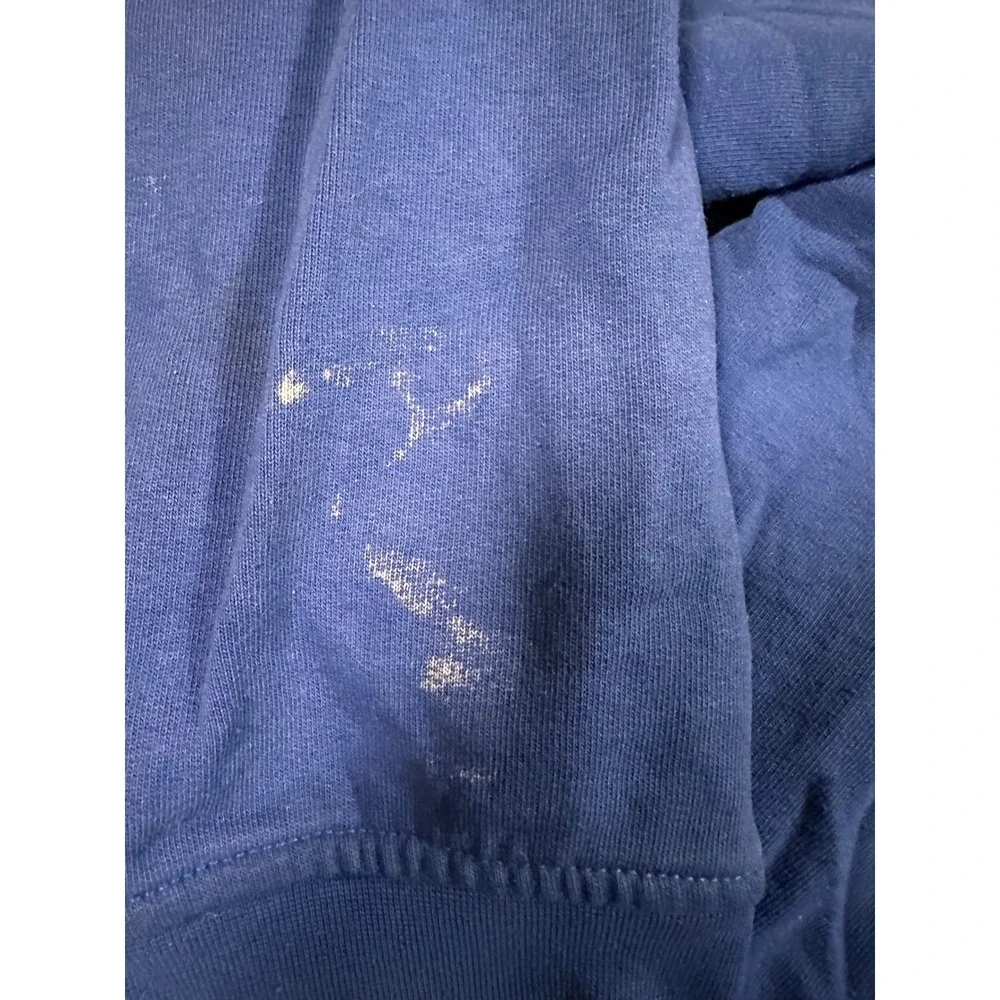Polo Ralph Lauren Big Pony Hoodie Mens 2XB Big Royal Blue Yellow Logo Pullover